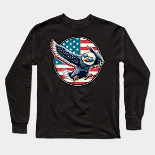 American Eagle Dabbing Long Sleeve T-Shirt